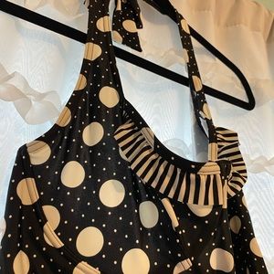 Polka Dot Halter Swim top